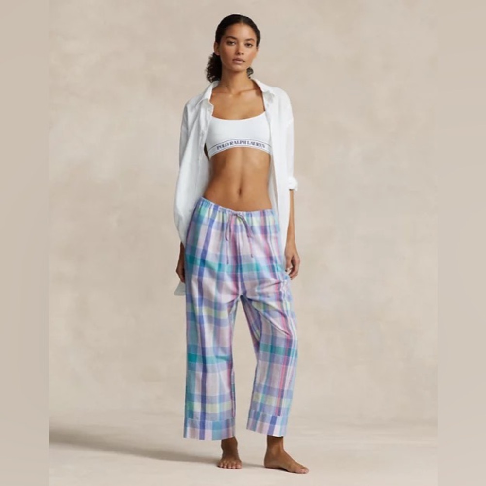 Plaid Cotton Pajama Pant
Polo Ralph Lauren women’s size M